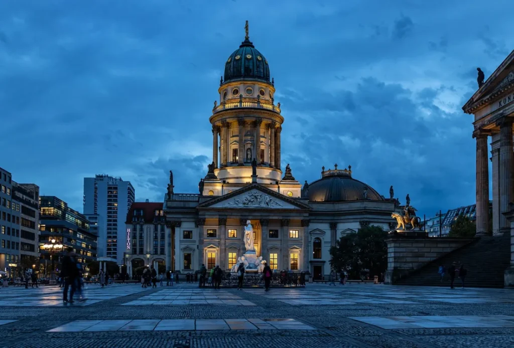 Berlin vs munich: blue hour, berlin and berlin cathedral