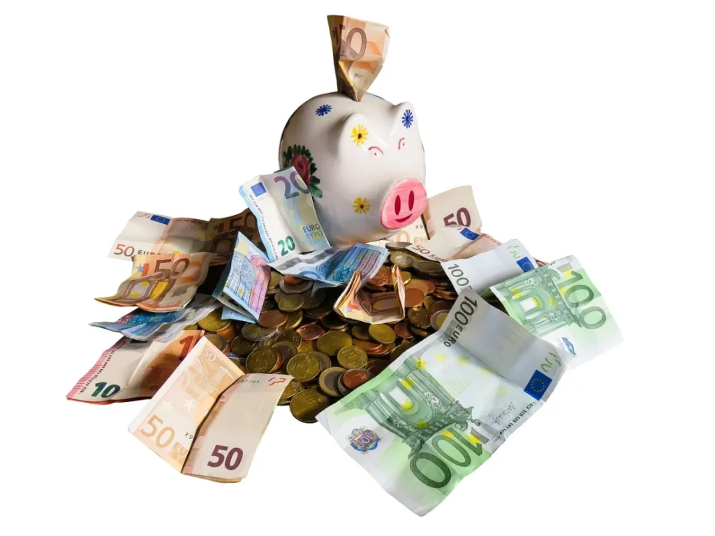 Blocked account: Finance, money and save up