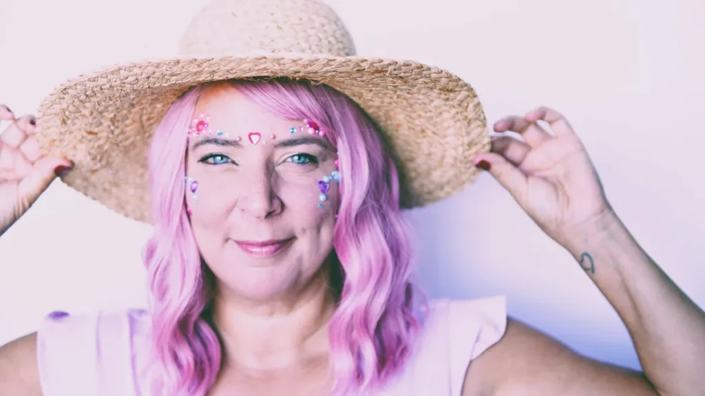 International students in germany: woman, nature and rhinestones