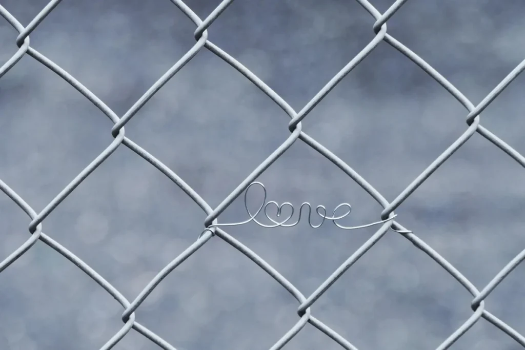 Student in germany: love, wire and fence