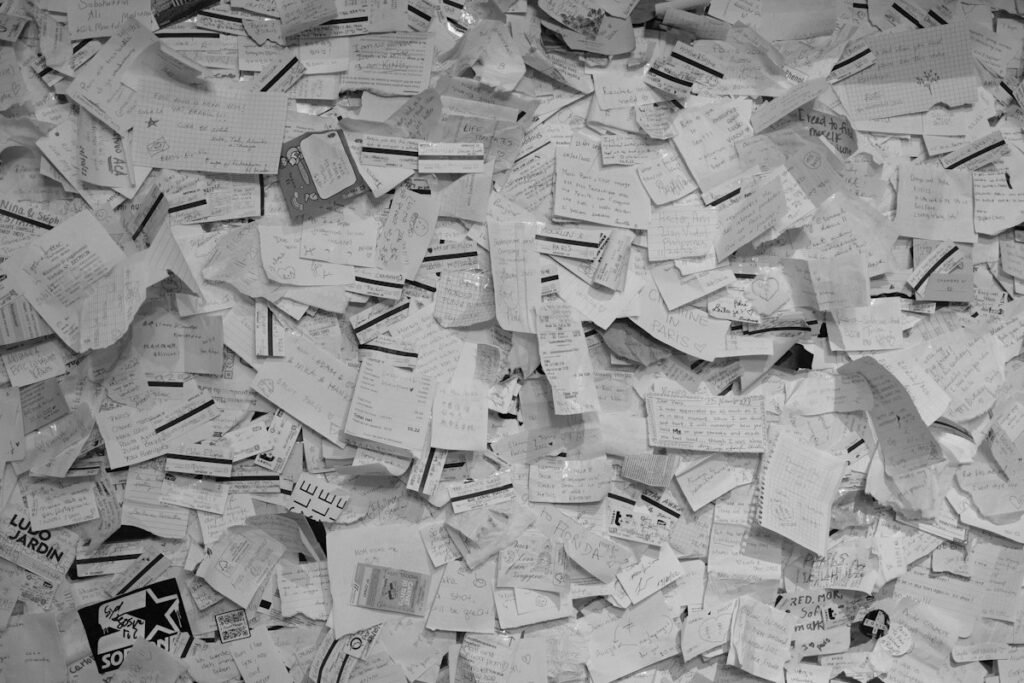 Apile of paper